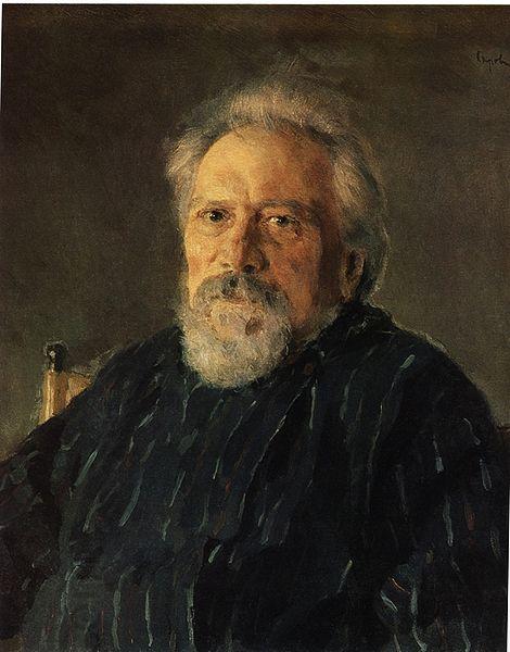 Valentin Serov Portrait of Nikolai Leskov oil painting picture